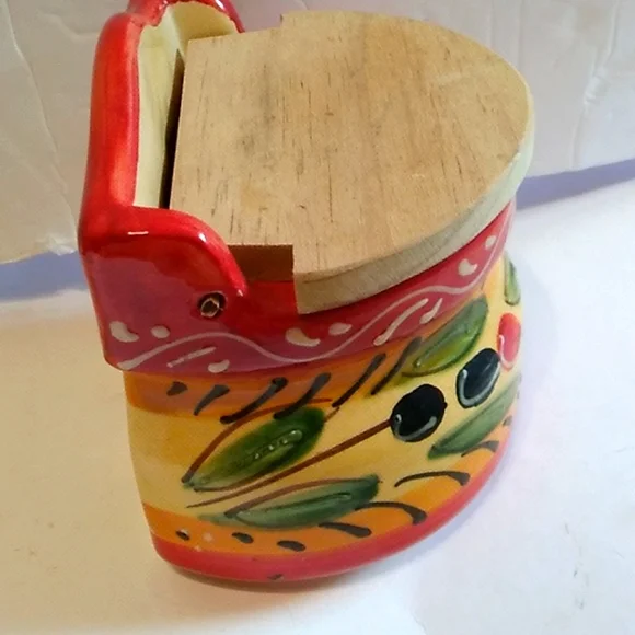 Pier 1 Imports Olive Salt Cellar - Picture 4 of 8